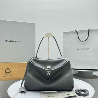 Balenciaga Rodeo Medium Bag in Grey Calfskin