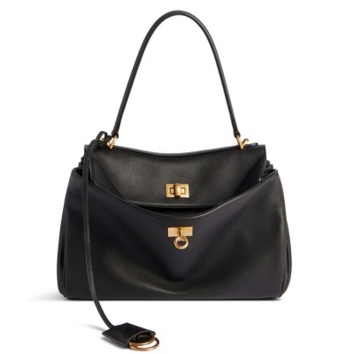 Balenciaga Rodeo Small Bag in Black Calfskin