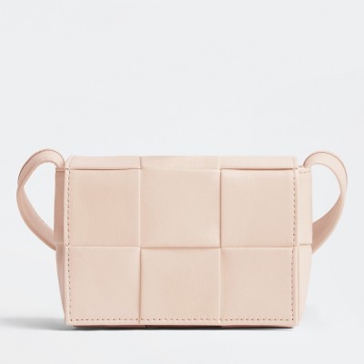 Bottega Veneta Candy Cassette Bag In Melon Washed Lambskin
