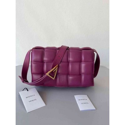Bottega Veneta Padded Cassette Bag In Cinnabar Lambskin