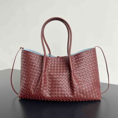 Bottega Veneta Pinacoteca Small Bag in Barolo Intrecciato Calfskin