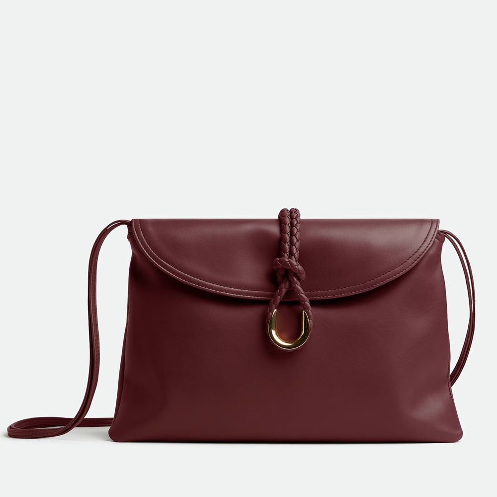 Bottega Veneta Small Liberta Bag in Barolo Calfskin