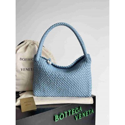 Bottega Veneta Tosca Bag in Light Blue Intrecciato Calfskin