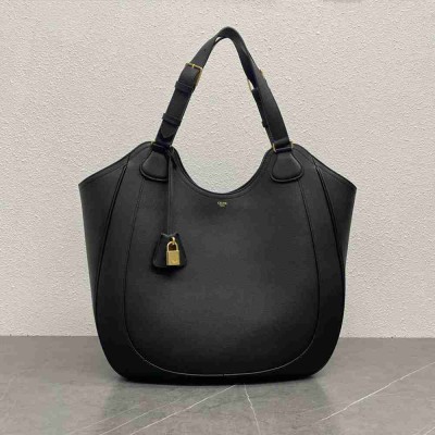 Celine Meo Bag in Black Supple Calfskin