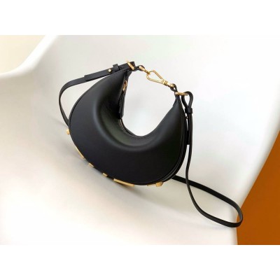 Fendi Fendigraphy Mini Bag in Black Calfskin