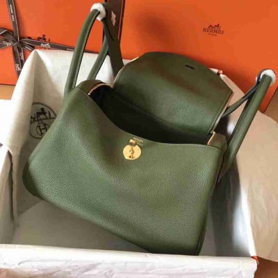 Hermes Canopee Lindy 26cm Clemence Handmade Bag
