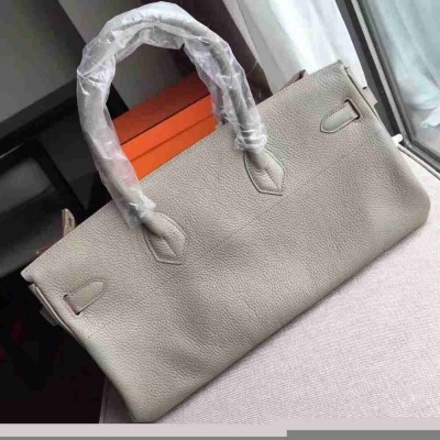 Hermes Grey JPG Birkin 42cm Shoulder Bag