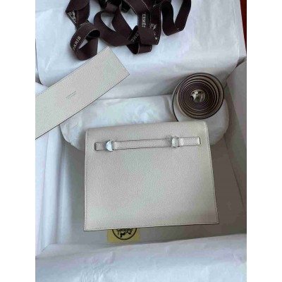 Hermes Kelly Danse II Bag In Nata Evercolor Calfskin