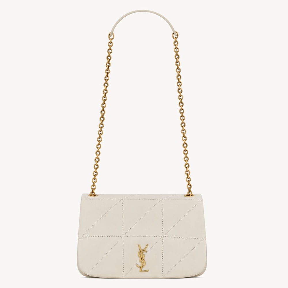 Saint Laurent Jamie 4.3 Mini Bag in White Lambskin