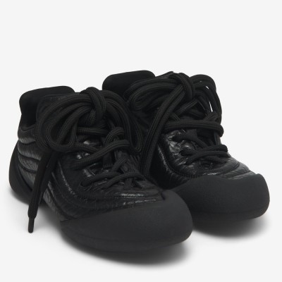 Alexander McQueen Flexion Sneakers in Black Leather