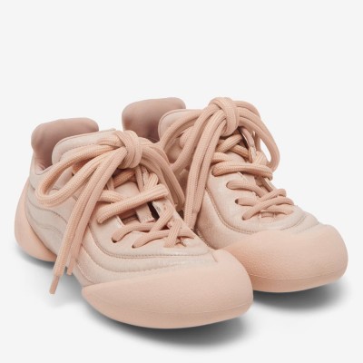 Alexander McQueen Flexion Sneakers in Nude Leather