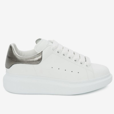Alexander McQueen Oversized Sneakers With Anthracite Heel