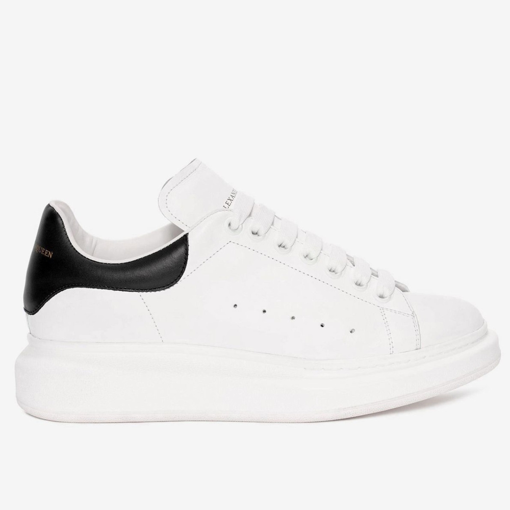 Alexander McQueen Oversized Sneakers With Black Heel