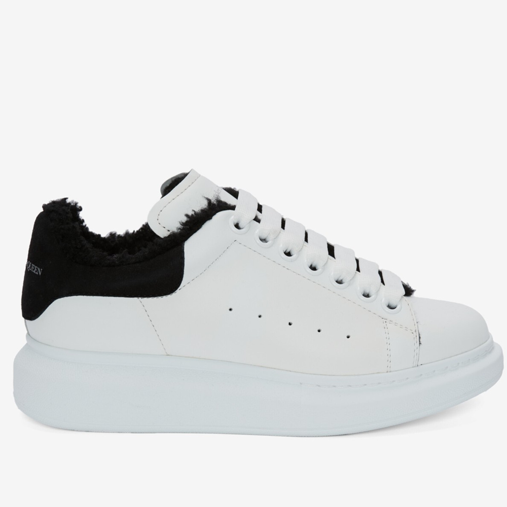 Alexander McQueen Oversized Sneakers With Black Shearling
