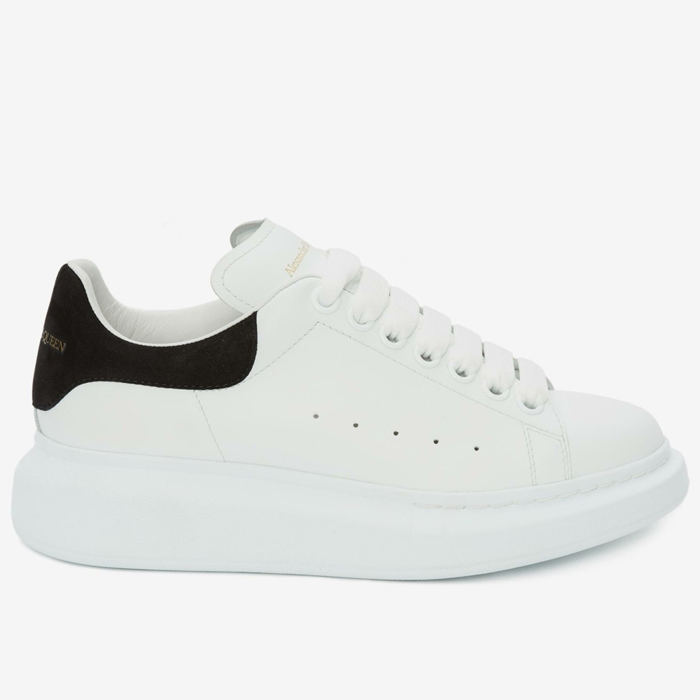 Alexander McQueen Oversized Sneakers With Black Suede Heel