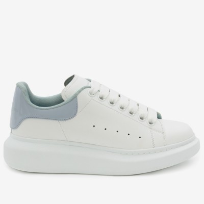 Alexander McQueen Oversized Sneakers With Blue Patent Heel