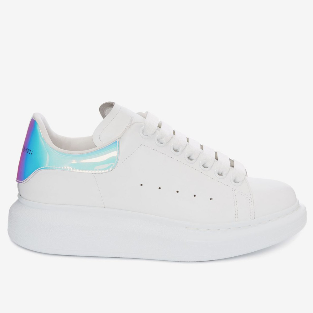 Alexander McQueen Oversized Sneakers With Iridescent Heel