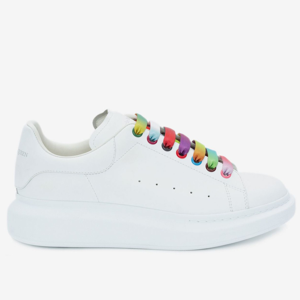 Alexander McQueen Oversized Sneakers With Multicolour Laces