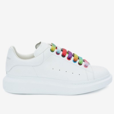 Alexander McQueen Oversized Sneakers With Multicolour Laces