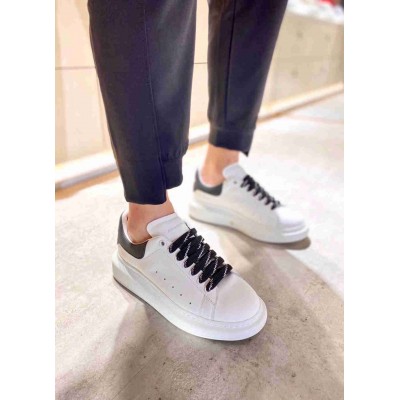 Alexander McQueen Oversized Sneakers With Noir Heel