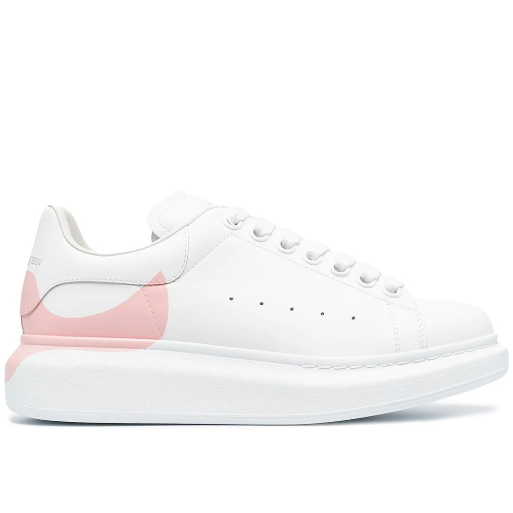 Alexander McQueen Oversized Sneakers With Pink Drop Heel