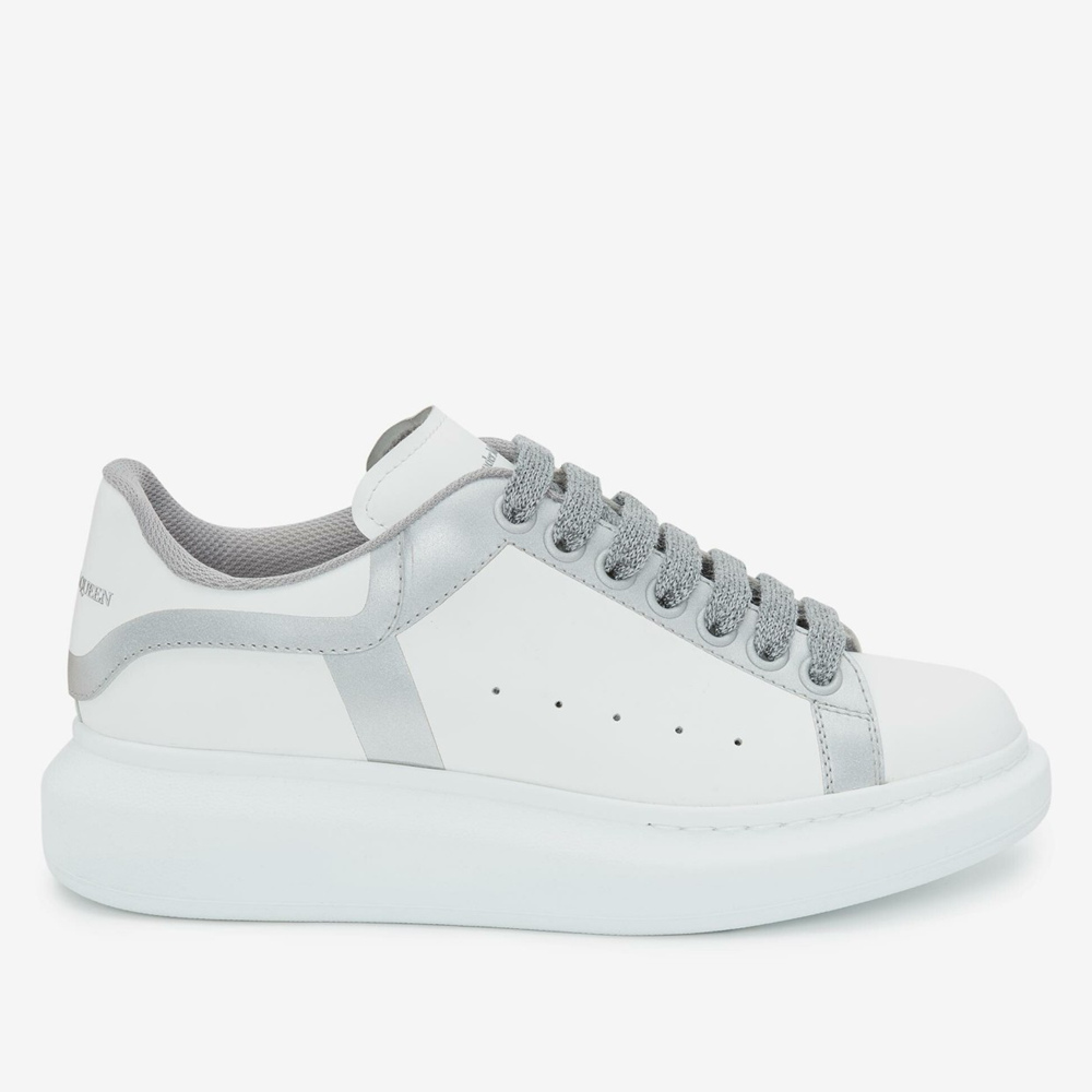 Alexander McQueen Oversized Sneakers With Silver Trim