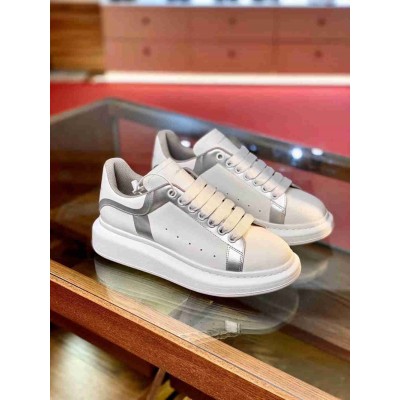 Alexander McQueen Oversized Sneakers With Silver Trim