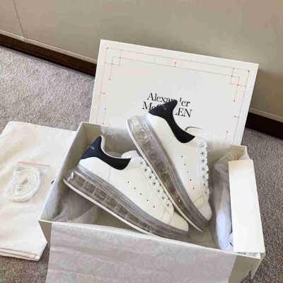 Alexander McQueen Oversized Sneakers With White Transparent Sole