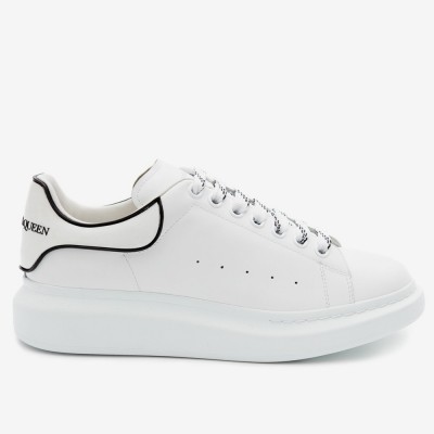 Alexander McQueen White Black Oversized Sneakers