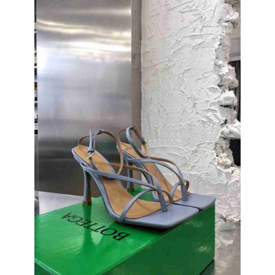 Bottega Veneta Stretch Sandals In Lavender Lambskin