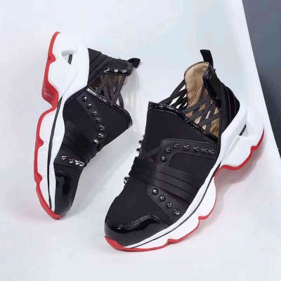 Christian Louboutin Black 123 Run Sneakers
