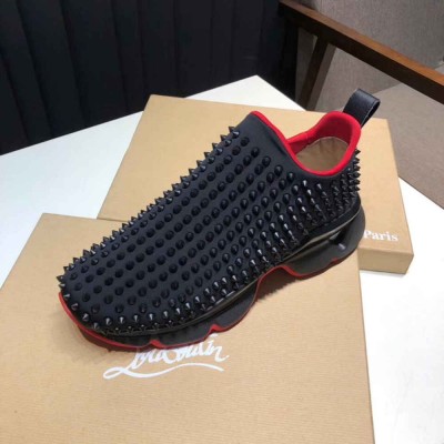 Christian Louboutin Spike Sock Donna Sneakers Noir