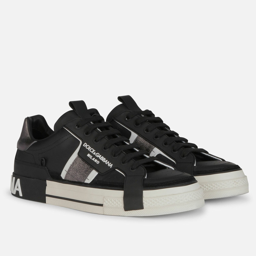 Dolce & Gabbana Black Custom 2.Zero Sneakers