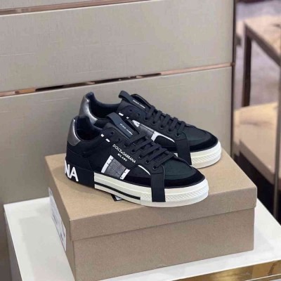 Dolce & Gabbana Black Custom 2.Zero Sneakers