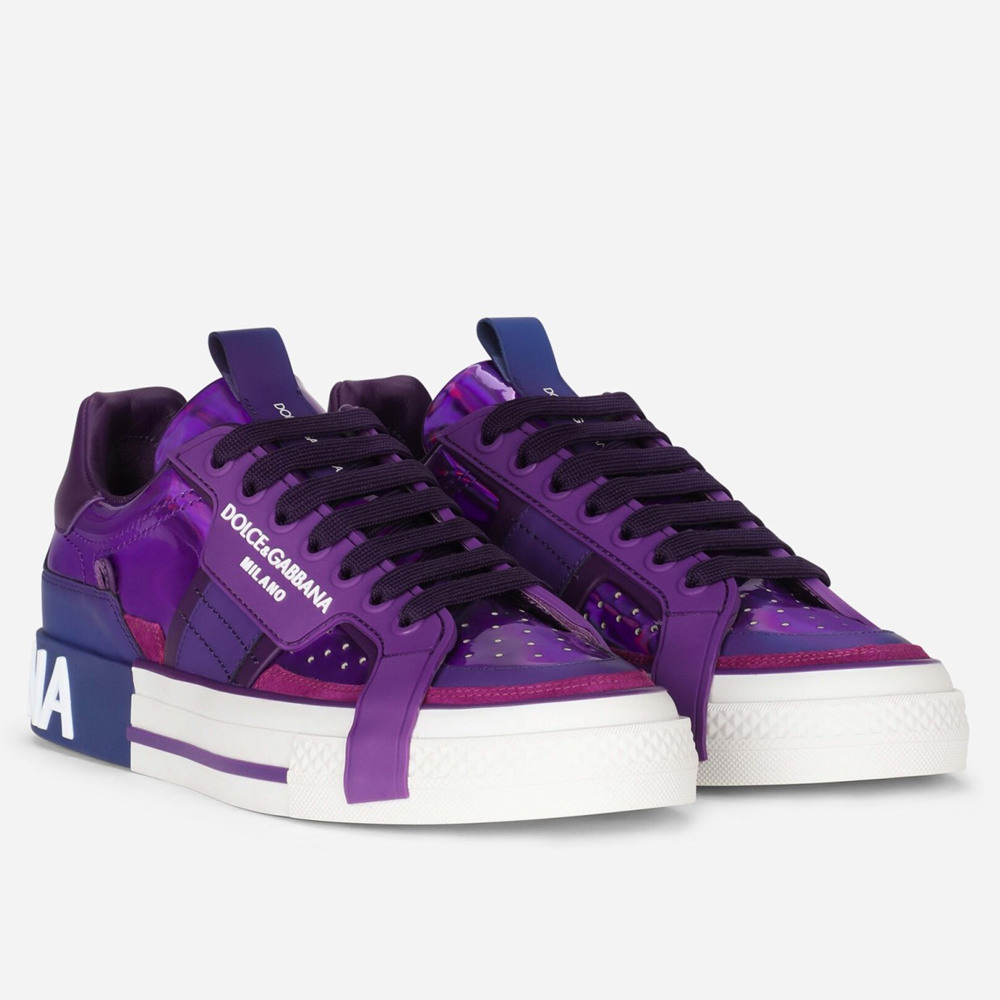 Dolce & Gabbana Custom 2.Zero Sneakers Purple