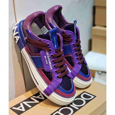 Dolce & Gabbana Custom 2.Zero Sneakers Purple