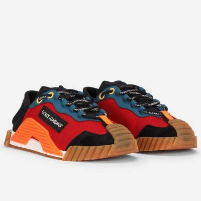 Dolce & Gabbana NS1 Slip-on Sneakers Red Blue