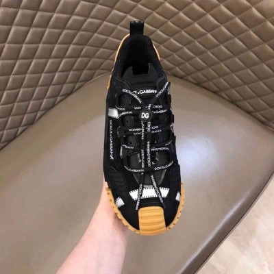 Dolce & Gabbana NS1 Sneakers In Black Fabric