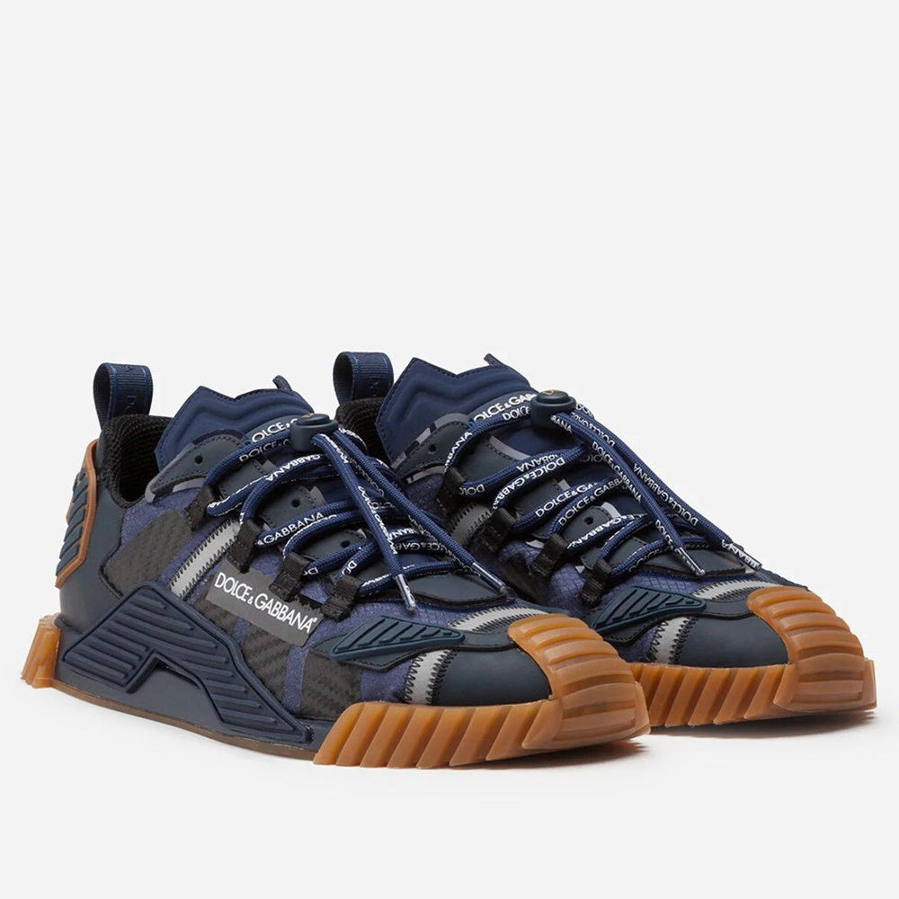 Dolce & Gabbana NS1 Sneakers In Blue Fabric