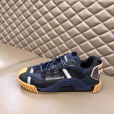 Dolce & Gabbana NS1 Sneakers In Blue Fabric