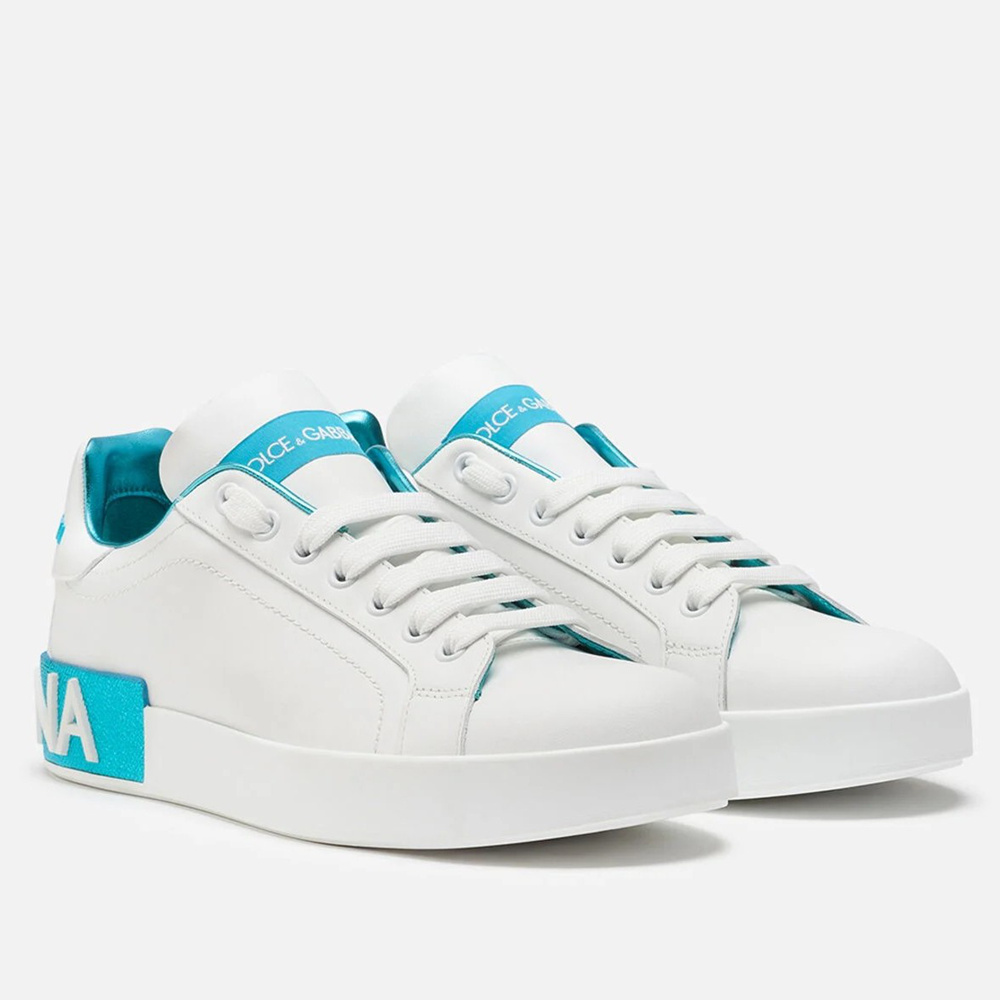 Dolce & Gabbana Portofino Sneakers with Azure Branded