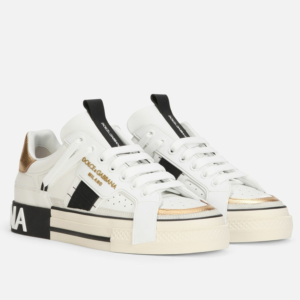 Dolce & Gabbana White Custom 2.Zero Sneakers