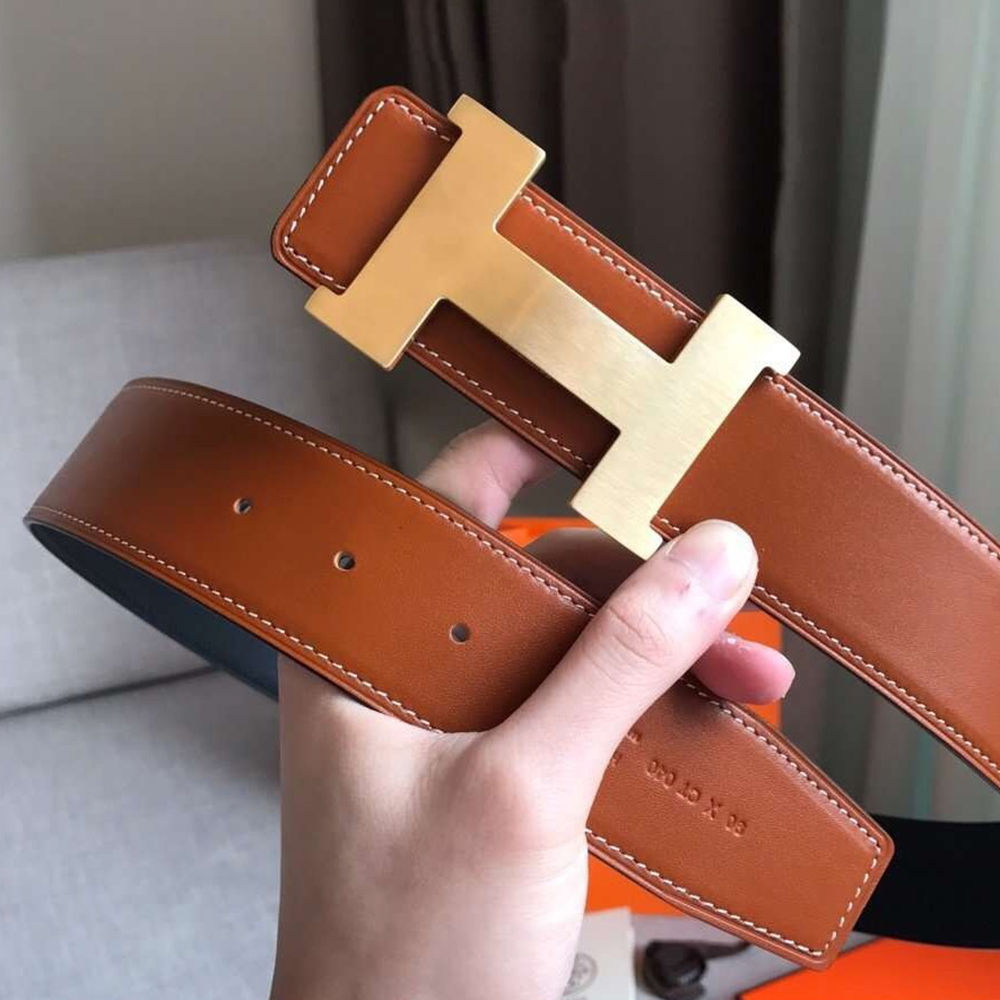 Hermes Constance 2 Belt Buckle & Gold Noir Swift 42MM Strap
