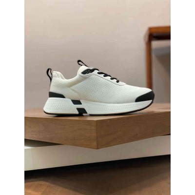 Hermes Heros Sneakers in White Technical Knit