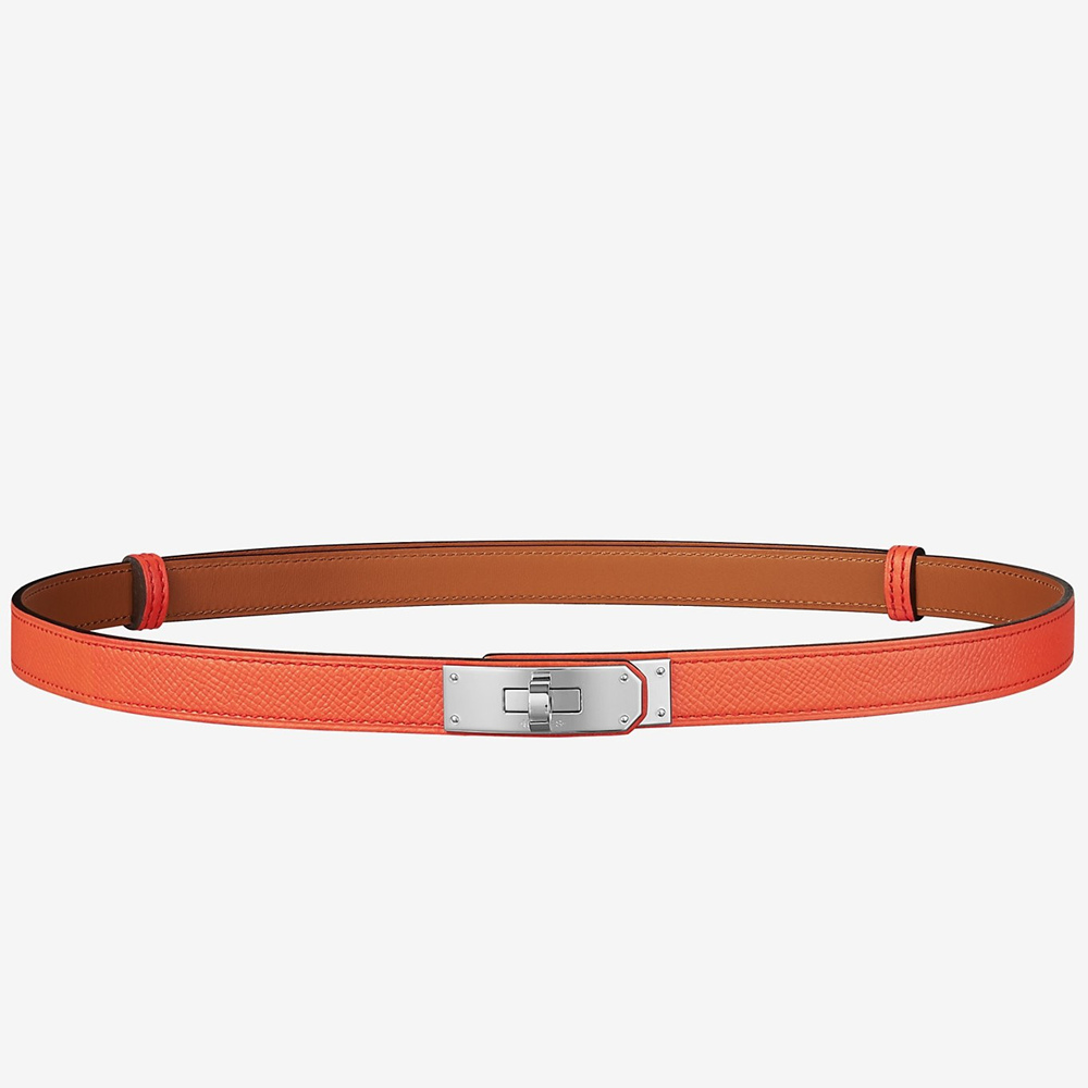 Hermes Kelly Belt In Orange Epsom Leather