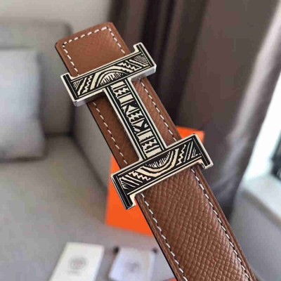 Hermes Mini Constance Belt Buckle & Black Swift 24MM Strap