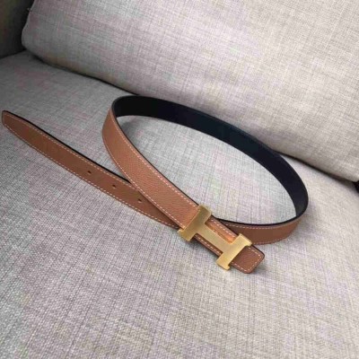 Hermes Mini Constance Belt Buckle & Brown Epsom 24 MM Strap