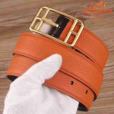 Hermes Orange Cape Cod 32 Reversible Belt
