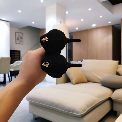 Jimmy Choo Love 85mm Pumps In Black Suede Leather