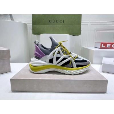 Jimmy Choo Wowen's Cosmos Sneakers in Multicolour Leather